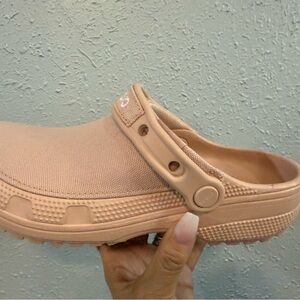 Pink crocs size 7 New